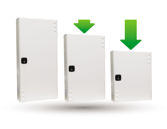 3+1 = smaller enclosures
