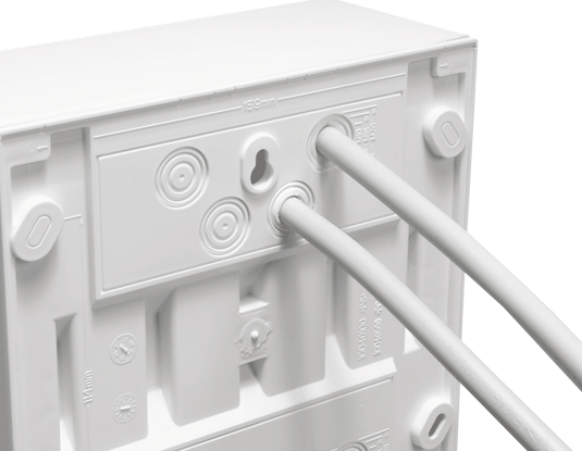 Cable knockout Cable knockout